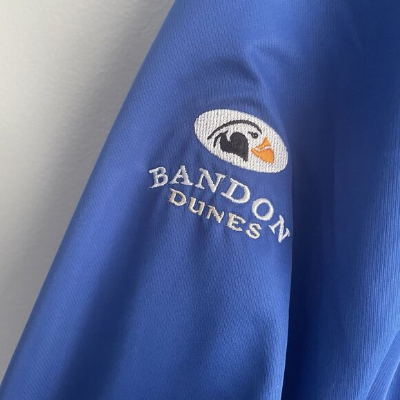 Ralph Lauren Polo Golf Jacket Men’s Size Medium Blue Full Zip Long Sleeve - Picture 10 of 16